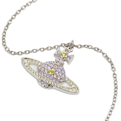 [Vivienne Westwood] Kika Pendant in Platinum/Violet,Vintage Rose