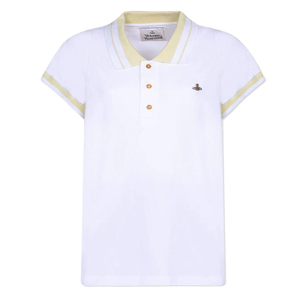 Vivienne Westwood Cap Sleeve Polo in White