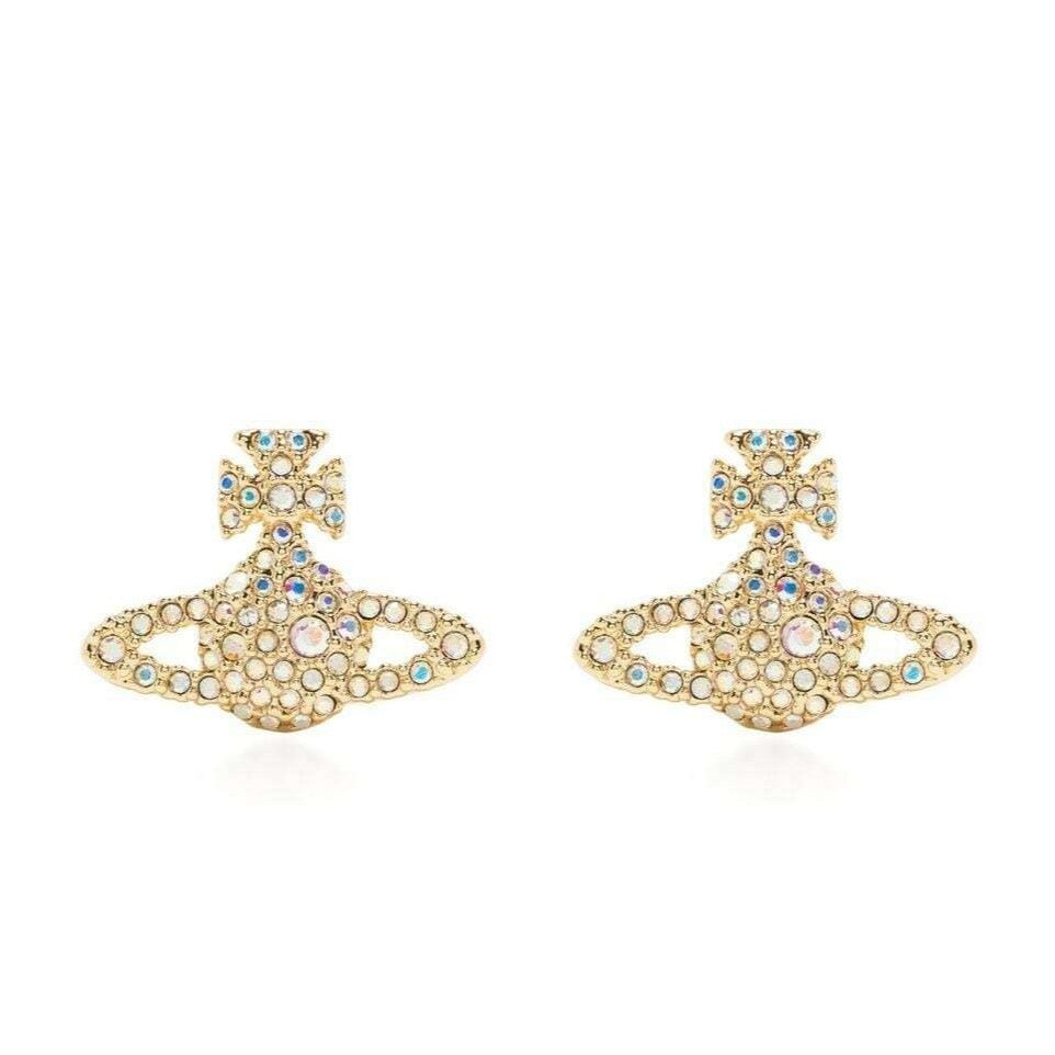 Vivienne Westwood Grace Bas Relief Stud Earrings