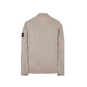 Stone Island Overshirt "Old" Treatment in Dove Grey