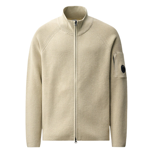 [C.P. Company] Waffle Knitwear Cardigan