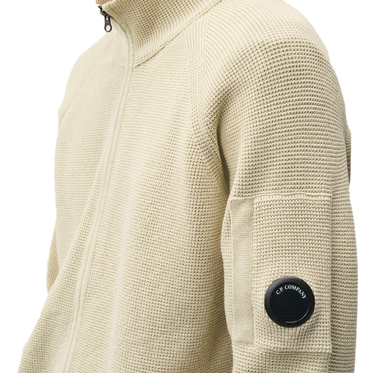 [C.P. Company] Waffle Knitwear Cardigan