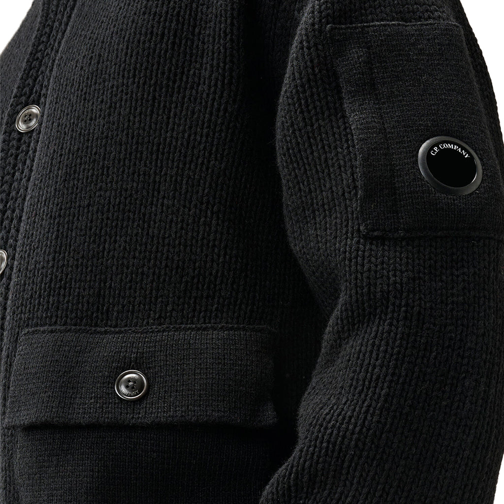 [C.P. Company] Lambswool GRS Knitwear Cardigan