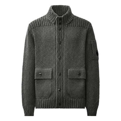 [C.P. Company] Lambswool GRS Knitwear Cardigan