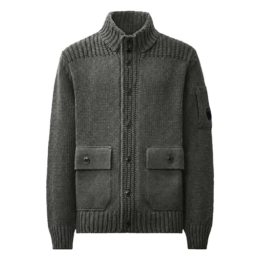 [C.P. Company] Lambswool GRS Knitwear Cardigan