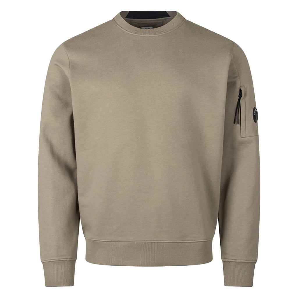 [C.P. Company] Diagonal Raised Fleece Crewneck Sweatshirt