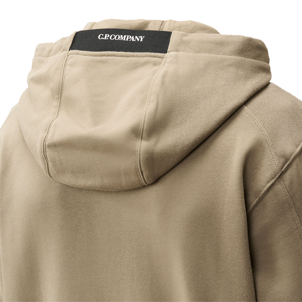 [C.P. Company] Diagonal Raised Fleece Hooded Sweatshirt