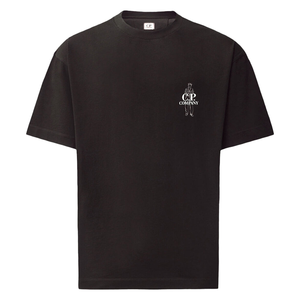 [C.P. Company] 30/1 Jersey Comfort Logo T-Shirt