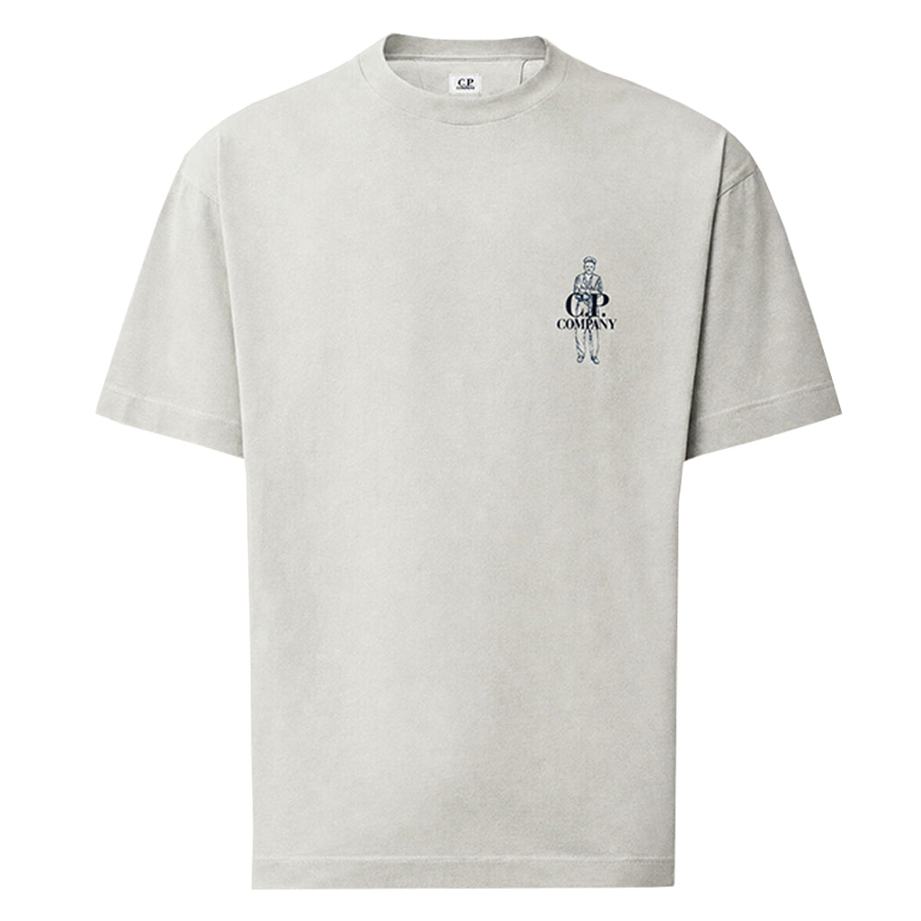 [C.P. Company] 30/1 Jersey Comfort Logo T-Shirt