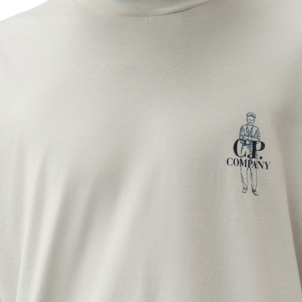 [C.P. Company] 30/1 Jersey Comfort Logo T-Shirt