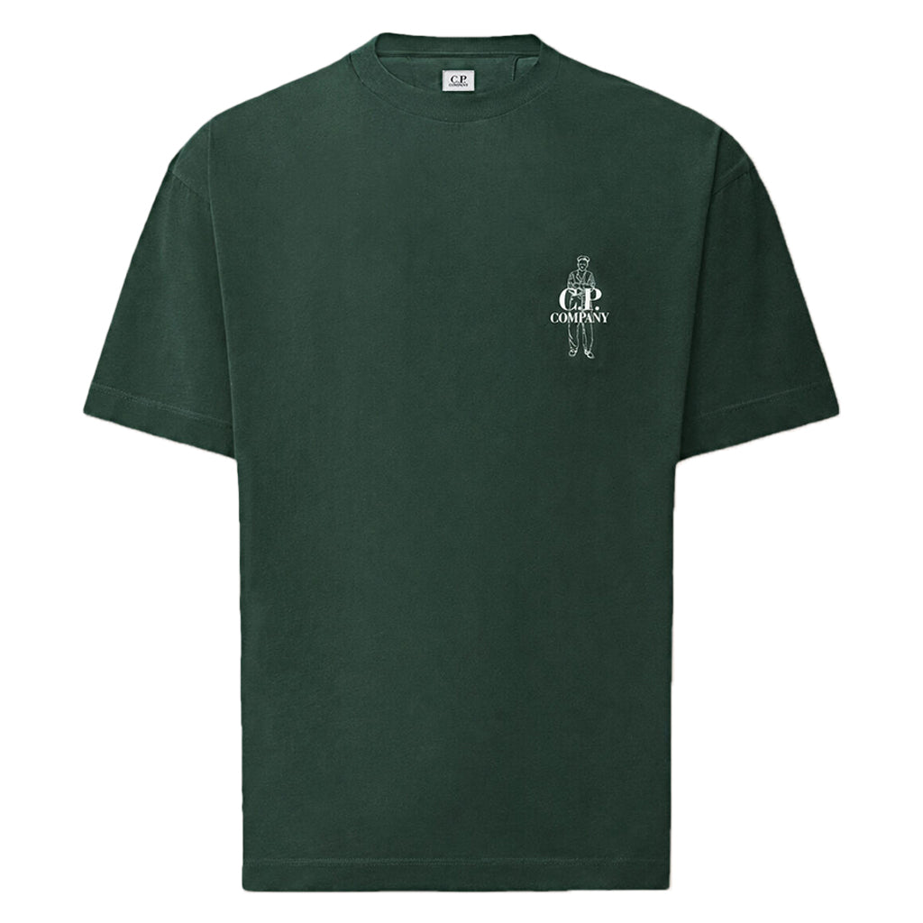 [C.P. Company] 30/1 Jersey Comfort Logo T-Shirt