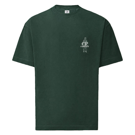 [C.P. Company] 30/1 Jersey Comfort Logo T-Shirt