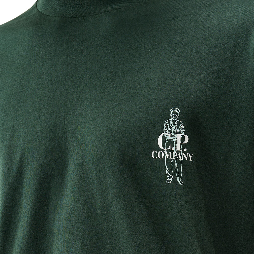 [C.P. Company] 30/1 Jersey Comfort Logo T-Shirt