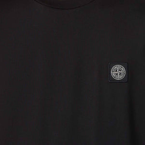 Stone Island Cotton Jersey Slim Fit T-Shirt in Black