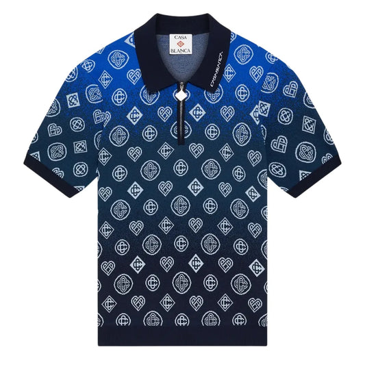 Casablanca Gradient Monogram Polo Shirt