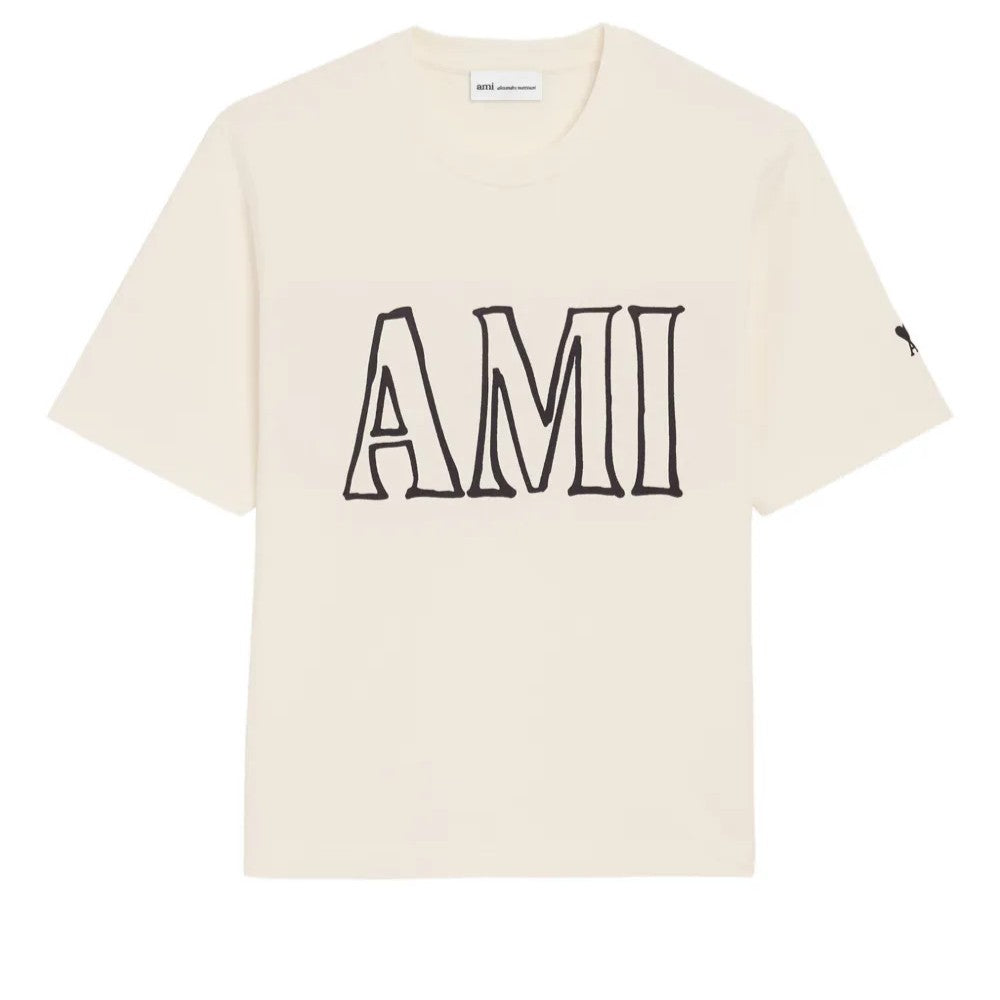 Ami Paris Print Logo T-Shirt