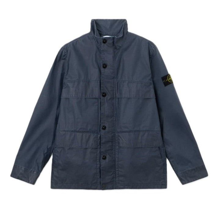 [Stone Island] Waxed Pigment Cotton Tela Field Jacket
