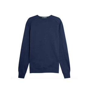 C.P. Company Diagonal Raised Fleece Sweatshirt in Medieval Blue