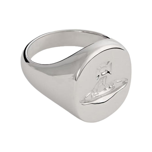 [Vivienne Westwood] Seal Ring in Rhodium (925)