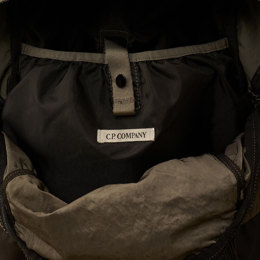 C.P. Company Nylon B Rounded Backpack in Fallen Rock