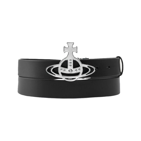 Vivienne Westwood LINE ORB BUCKLE ベルト Vivienne Westwood Line Orb Buckle Belt in Silver – DPUS Designer