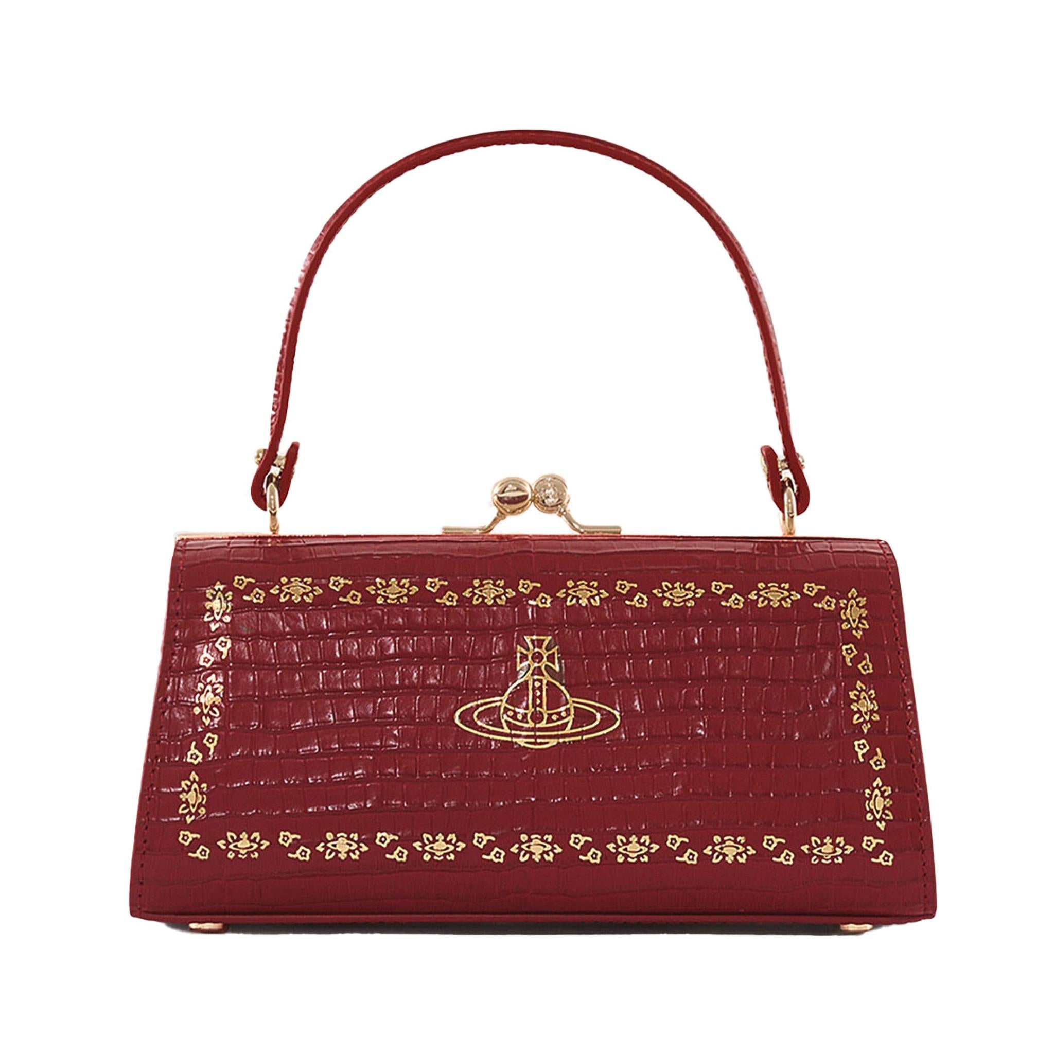 Vivienne Westwood Doll Xl Frame Purse in Red