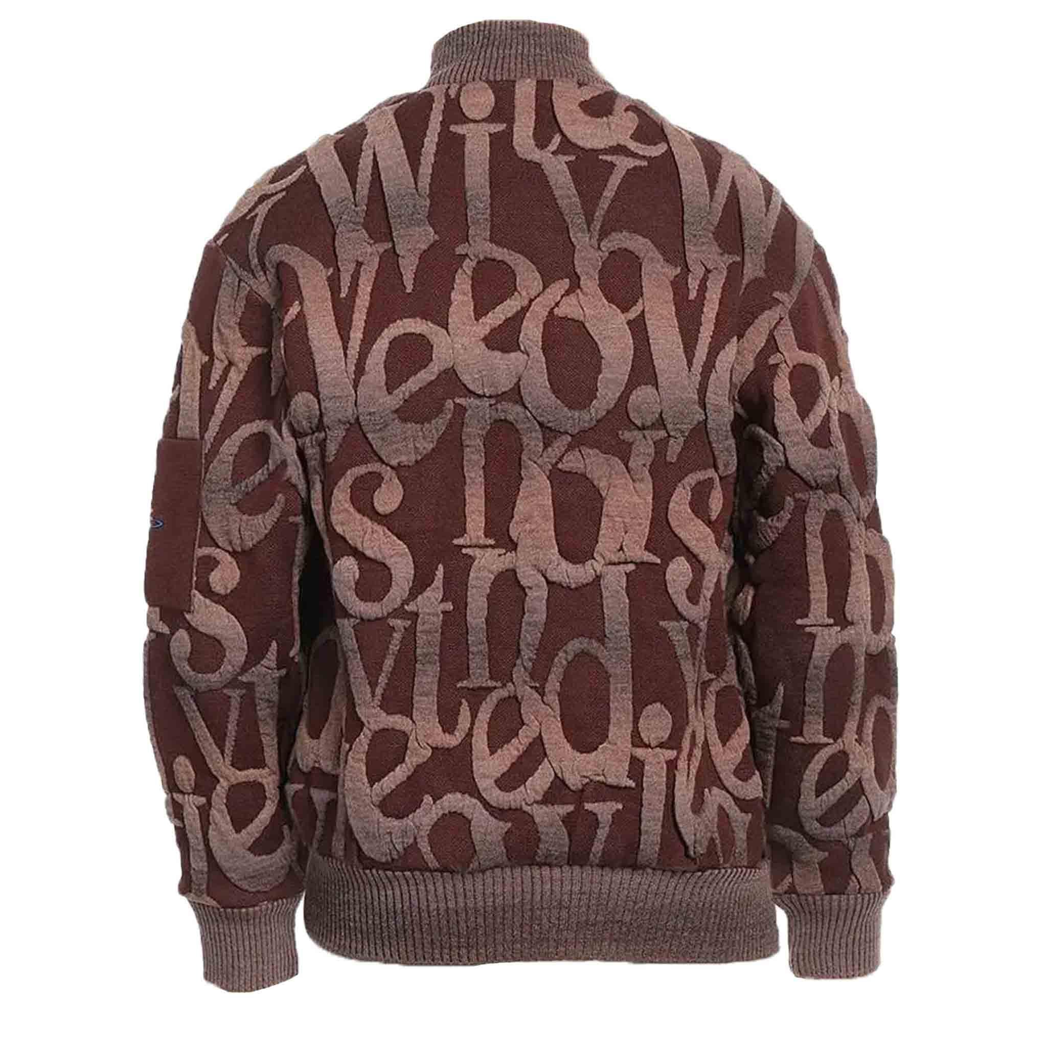 [Vivienne Westwood] Nicola Logomania Bomber Jacket in Brown