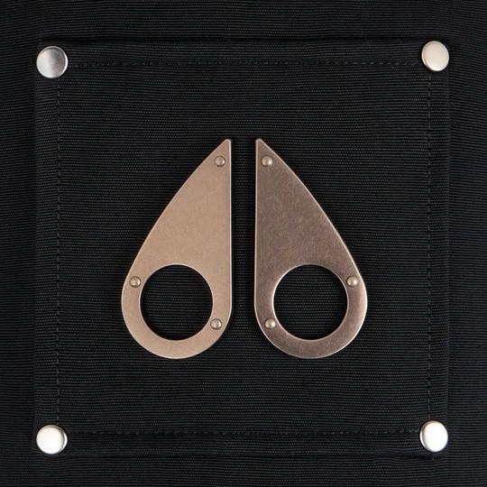 Moose Knuckles Original Ballistic Bomber Neoshear in Black/ Natural Shearling