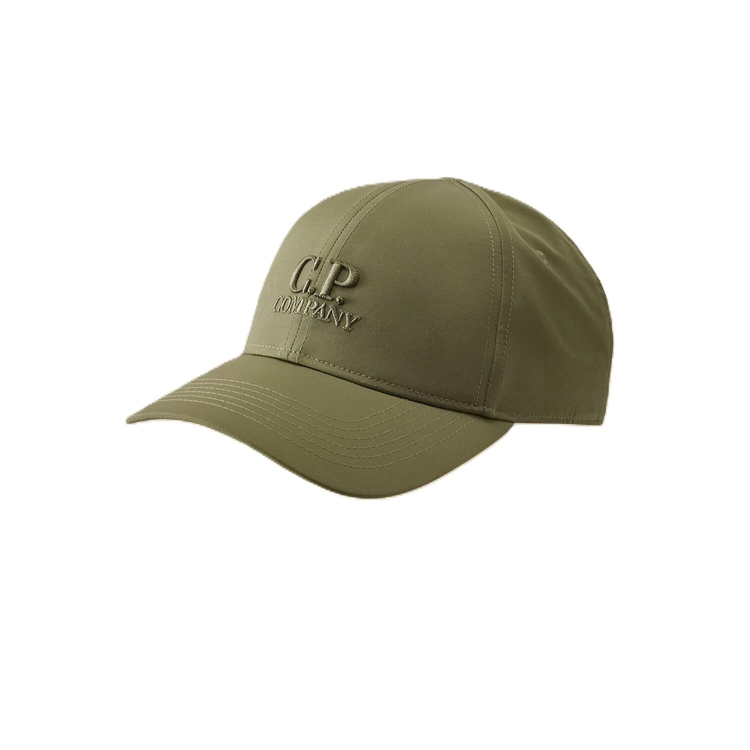 C.P. Company Chrome-R Logo Cap in Seagrass