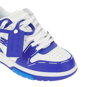 OFF-WHITE Out Of Office Sartorial Stitching in Blue/ White