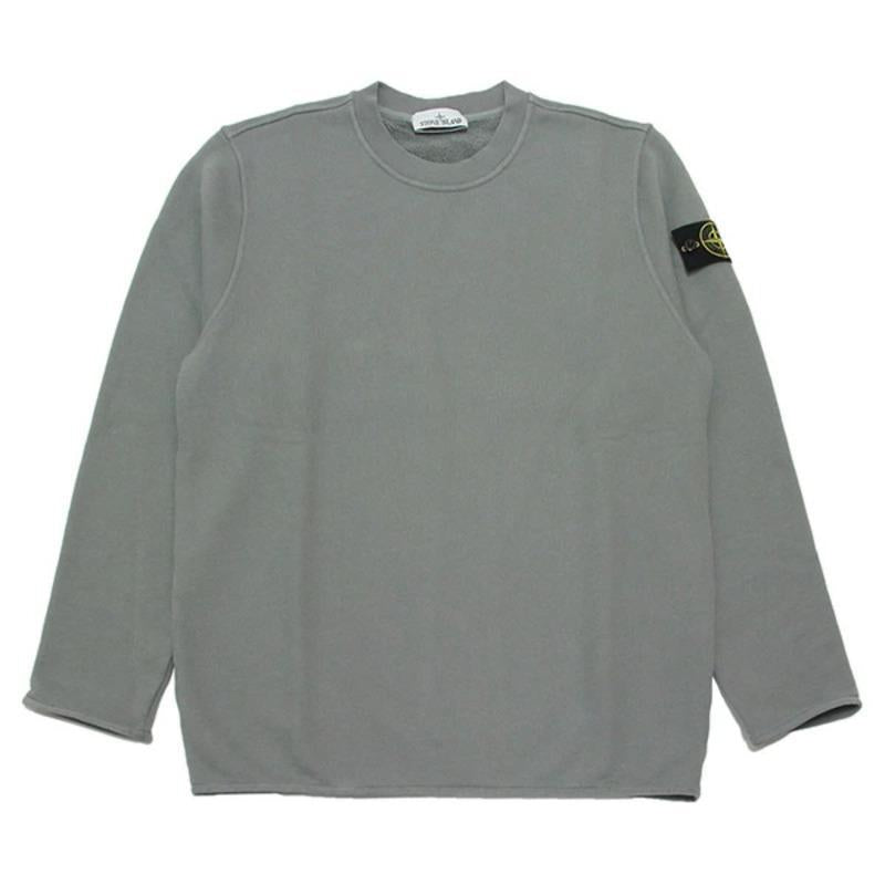 Stone Island Heavy Cotton Crewneck Sweatshirt in Cement