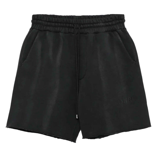 Amiri Logo Sweatshorts in Vintage Black
