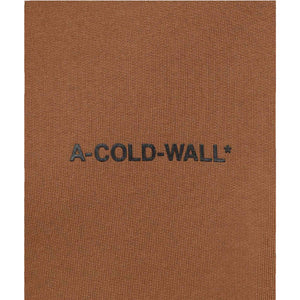 A-COLD-WALL* Essential Small Logo Crewneck Sweatshirt in Light Brown