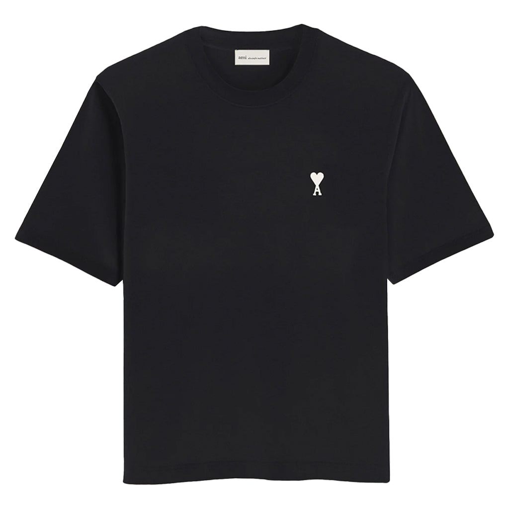 Ami Paris Printed Cotton "Place des Victories" T-shirt