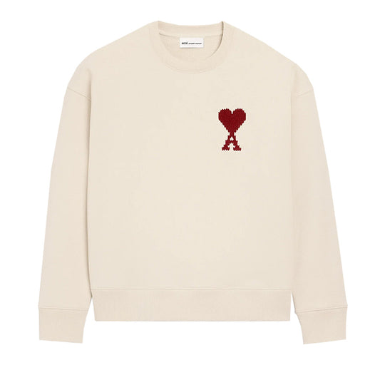 Ami Paris de Coeur Heavy Loopback Sweatshirt