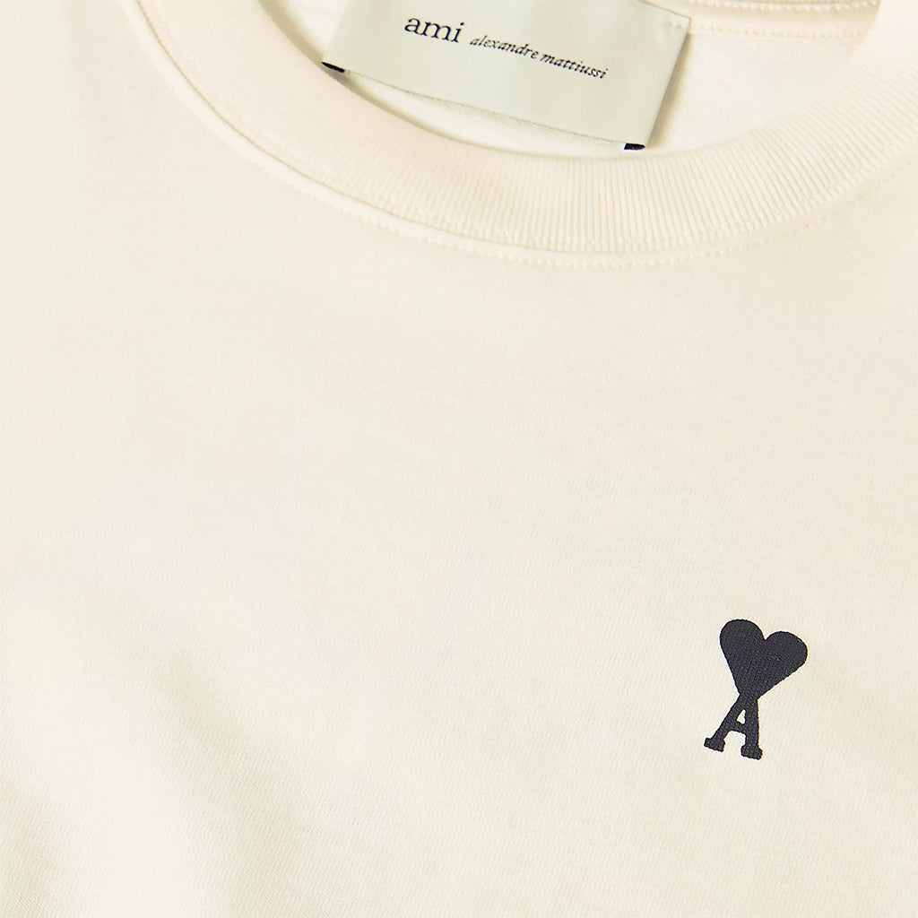 Ami Paris Printed Cotton "Place des Victories" T-shirt