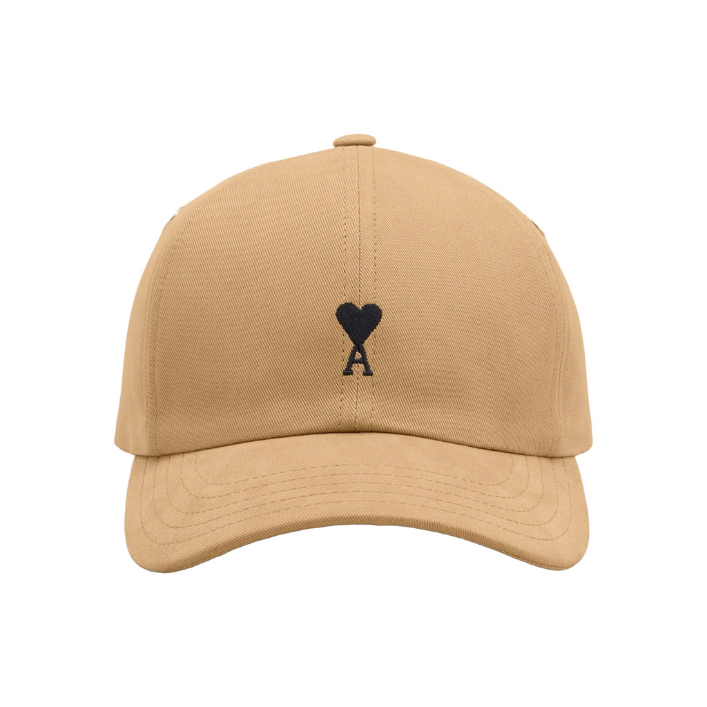 [Ami Paris] Quota Black Ami De Coeur Embroidery Cap