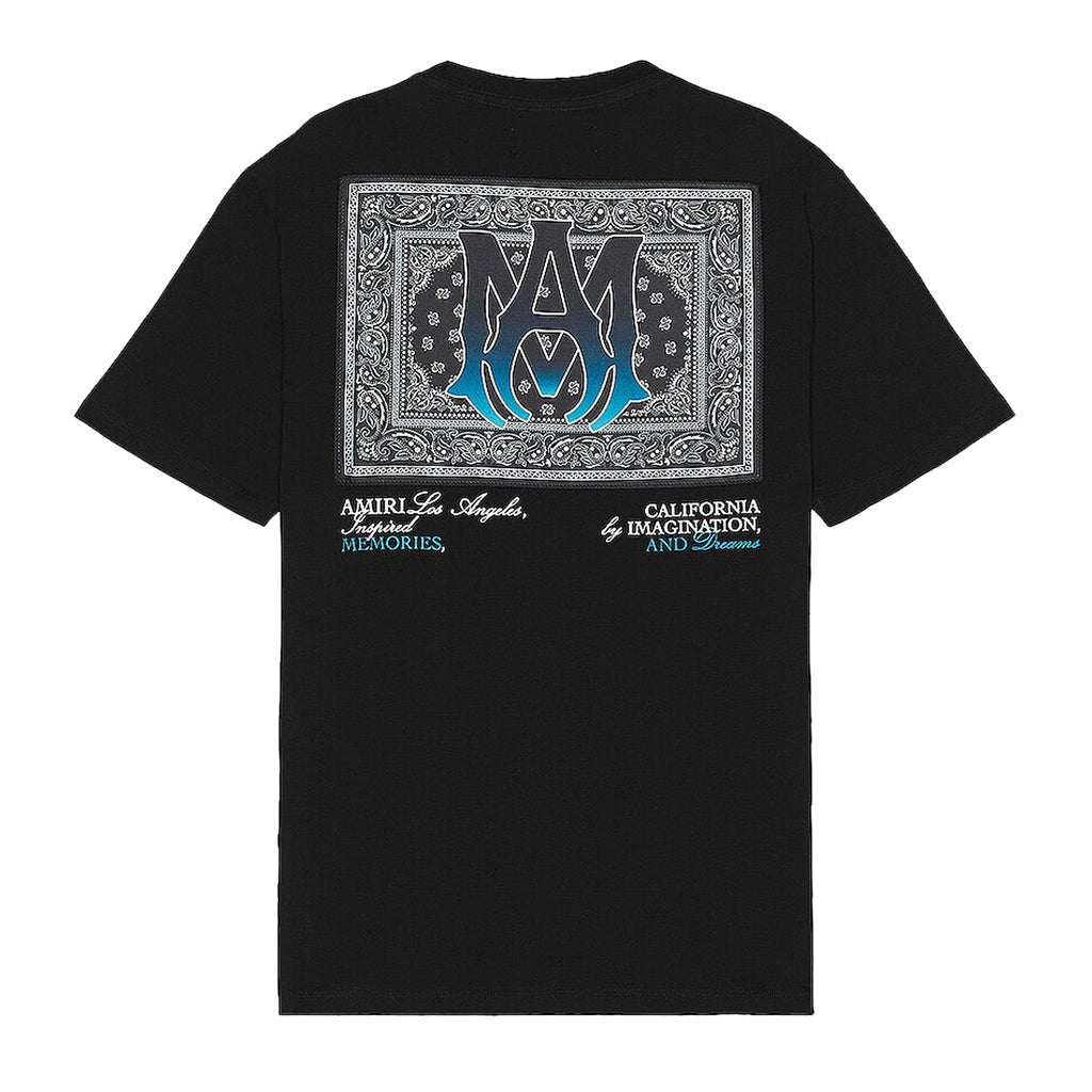 Camiseta negra del distrito artístico Amiri