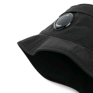 C.P. Company Chrome-R Lens Bucket Hat in Black
