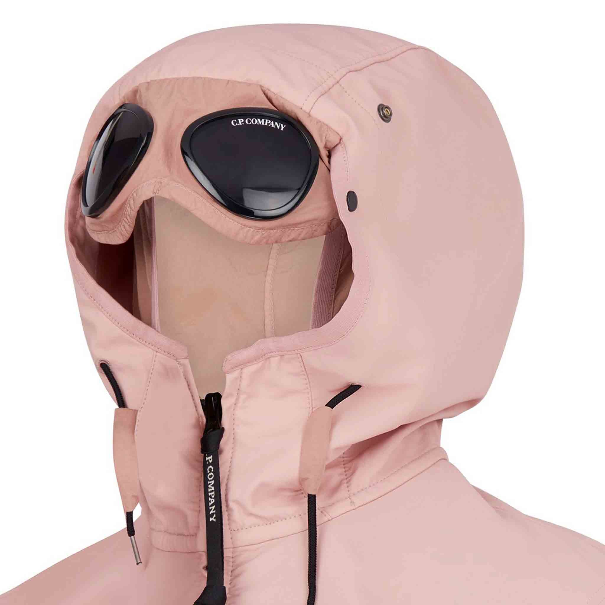 C.P. Company G.D. Shell Goggle Jacket in Pale Mauve
