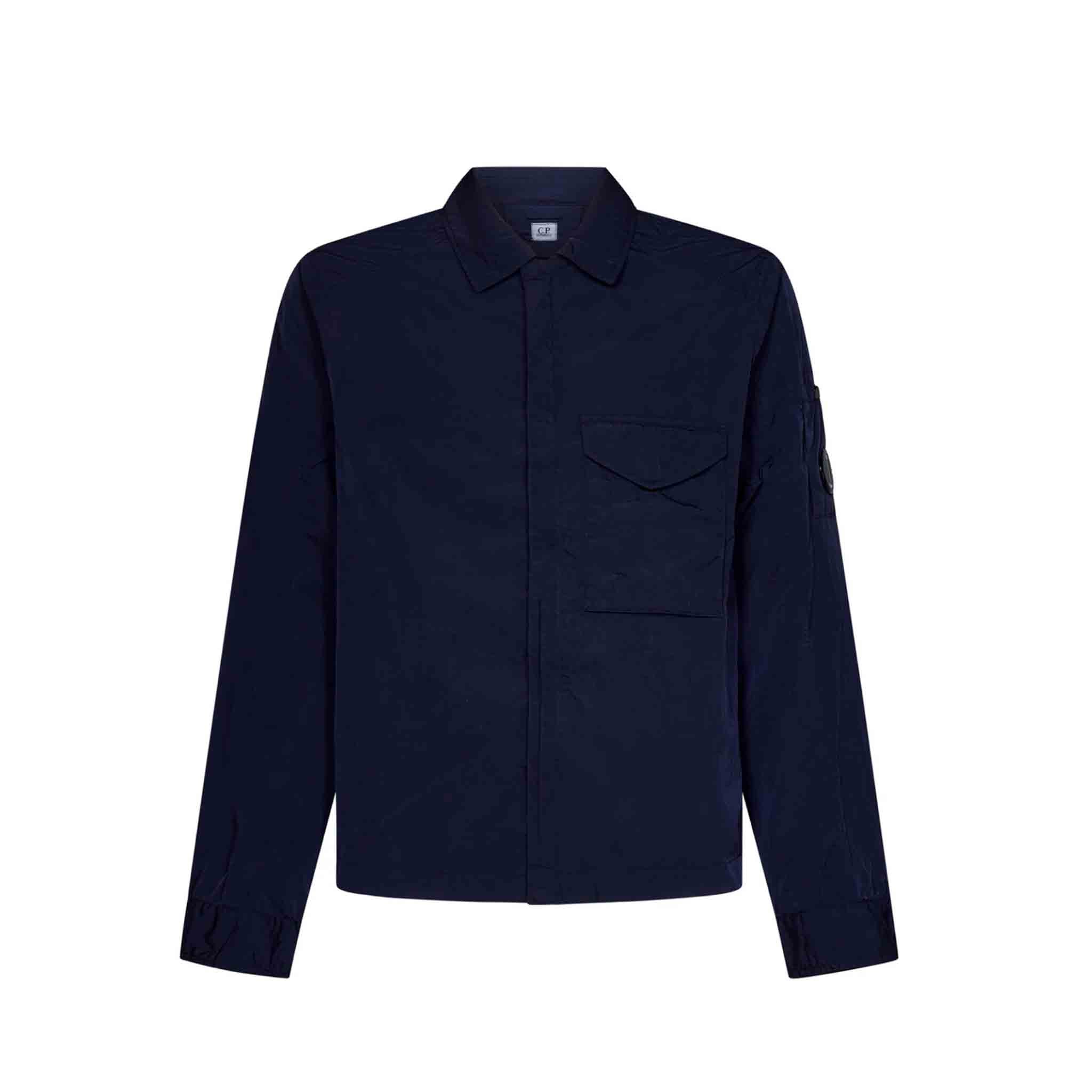C.P. Company Chrome-R Overshirt in Medieval Blue