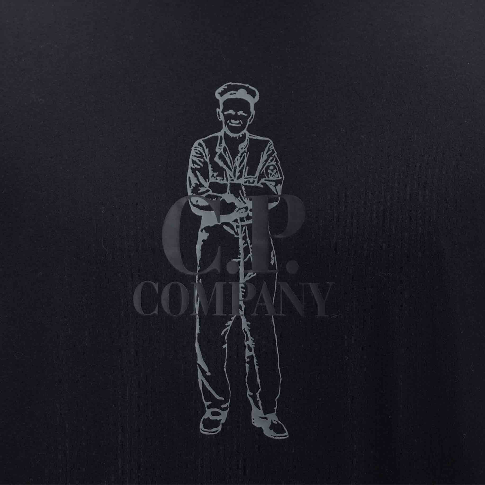 C.P. Company 30/1 Jersey British Sailor T-shirt in Black