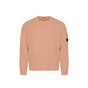 C.P. Company Resist Dyed Sweatshirt in Salmon Pink