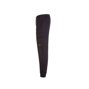 C.P. Company Resist Dyed Cargo Sweatpants in Black