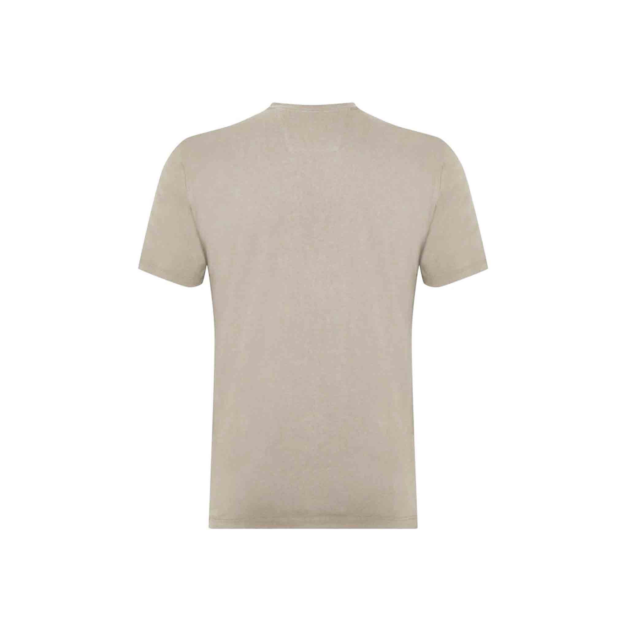 C.P. Company 30/1 Jersey Box Logo T-shirt in Cobblestone