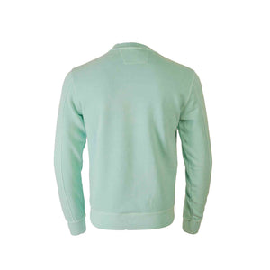 C.P. Company Resist Dyed Logo Sweatshirt in Mint Green