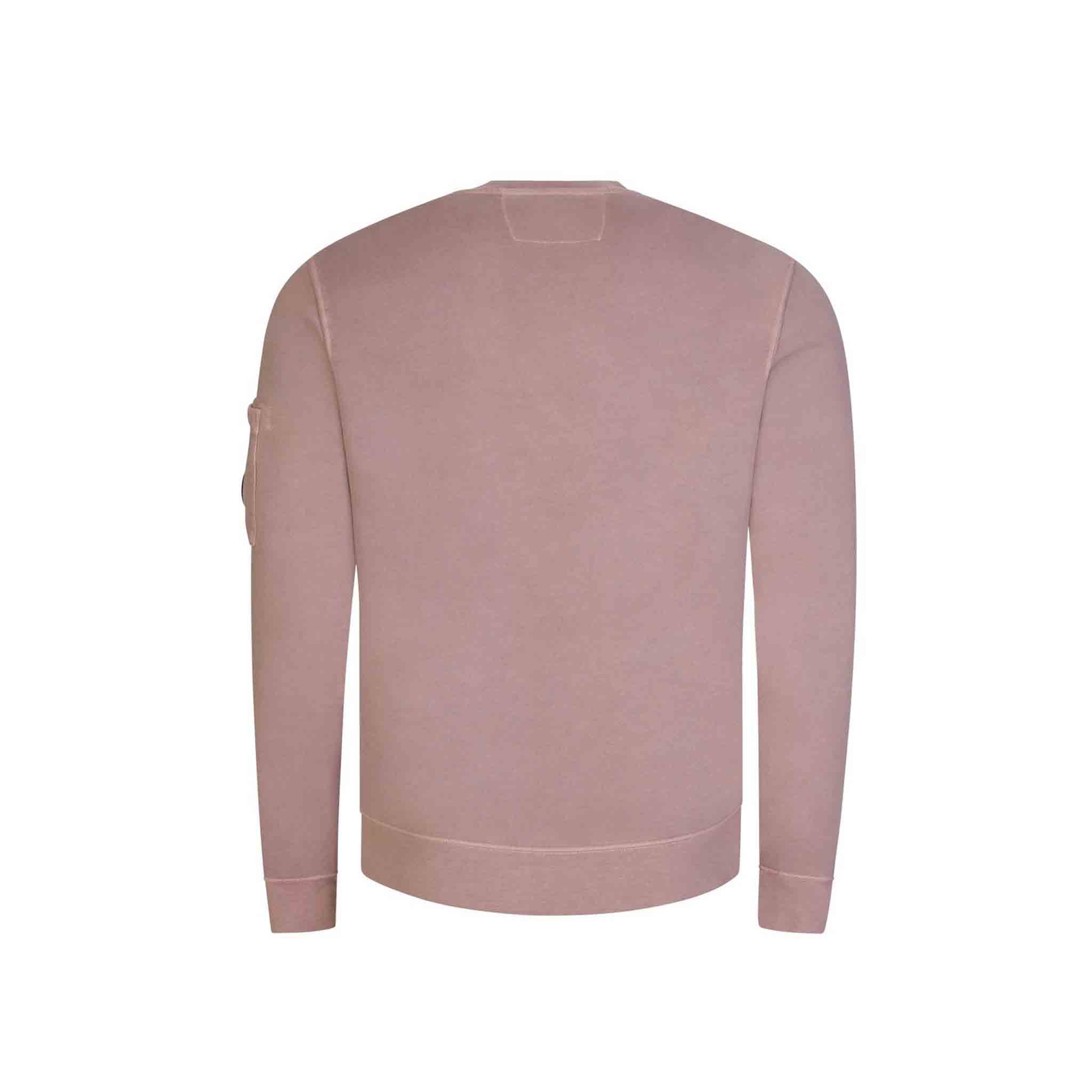 C.P. Company Resist Dyed Sweatshirt in Dusty Pink