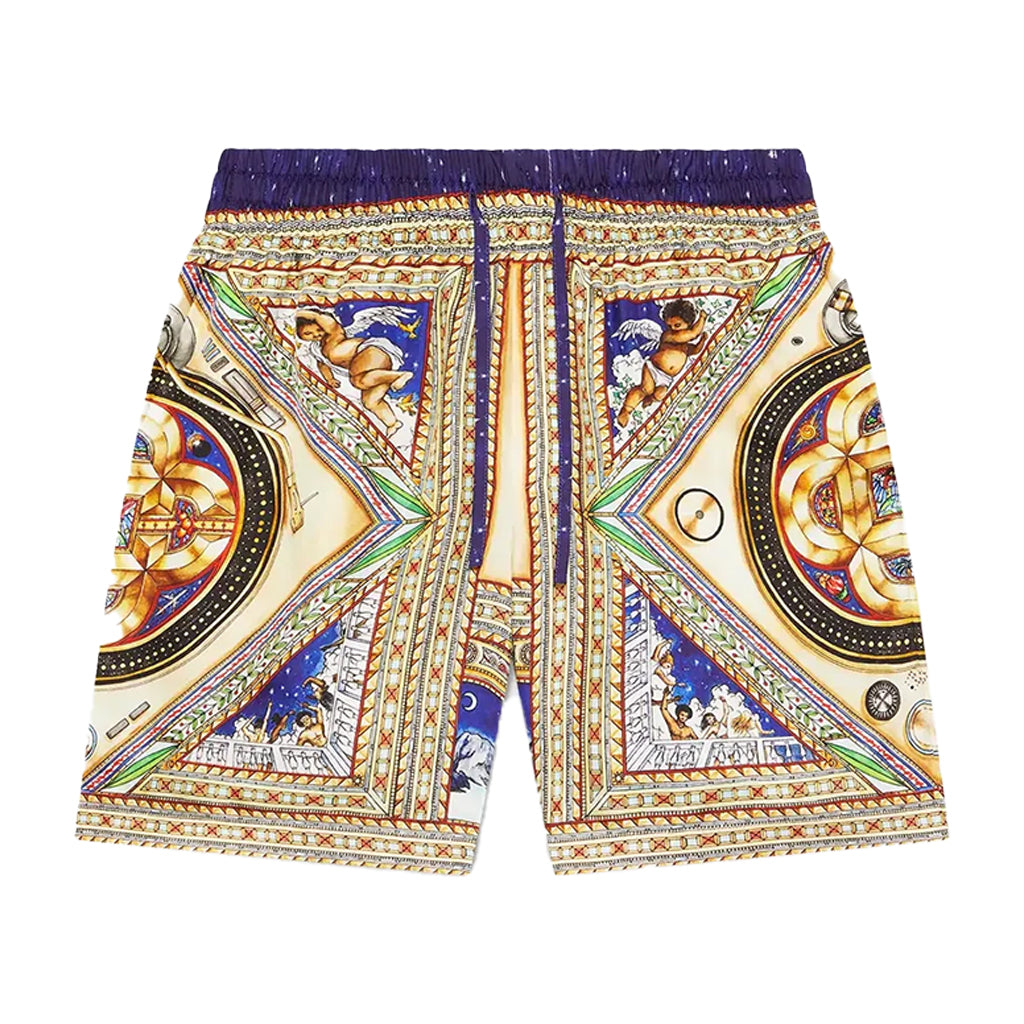 Casablanca Plafond Orne De Musique Silk Shorts