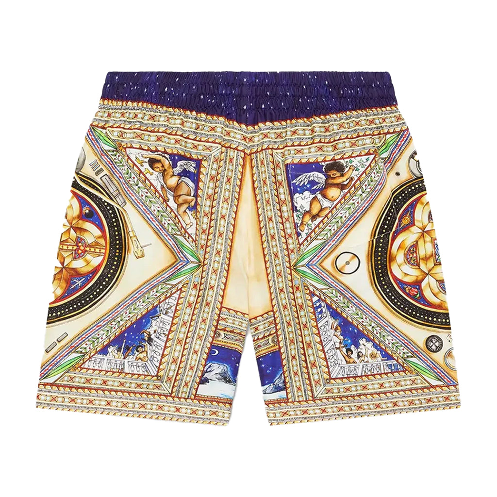 Casablanca Plafond Orne De Musique Silk Shorts