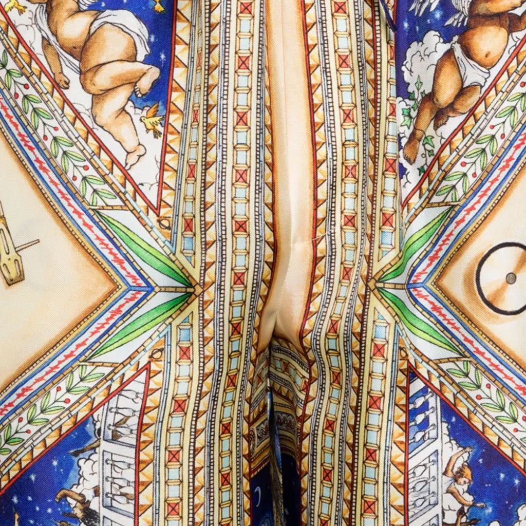 Casablanca Plafond Orne De Musique Silk Shorts